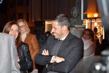 Encendido de la decoración navideña e inauguración del belén canario de Los Llanos  (Foto Francisco Javier Santana)